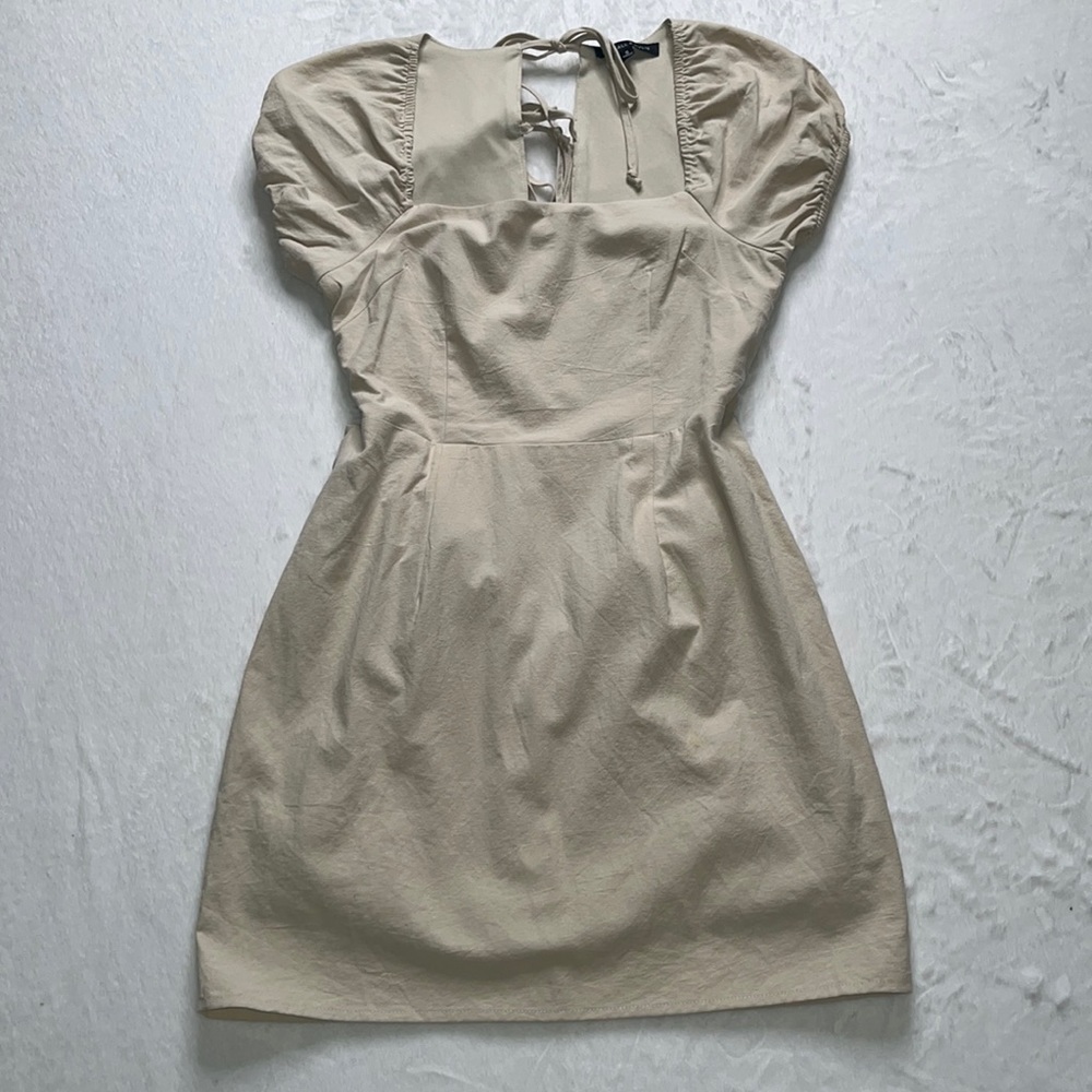 Kendall & Kylie tan very cute khaki summer dress size small
